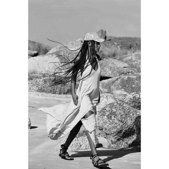 NWT FREE PEOPLE  FP BEACH CHRISSY MAXI DRESS IN ROSETTE - Picture 4 of 5